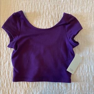 Purple Crop Top Size XS